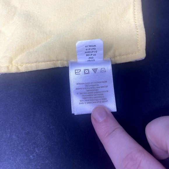 Moon and Back Hanna Andersson Lovey Yellow Stars 12 x 17.5" Security Blanket - Picture 4 of 5